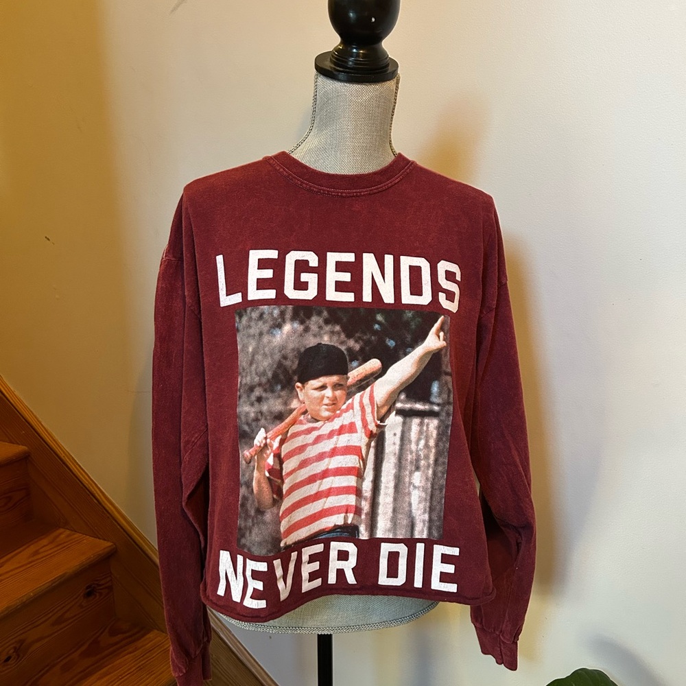 Legends Never Die Sandlot Cropped Sweatshirt